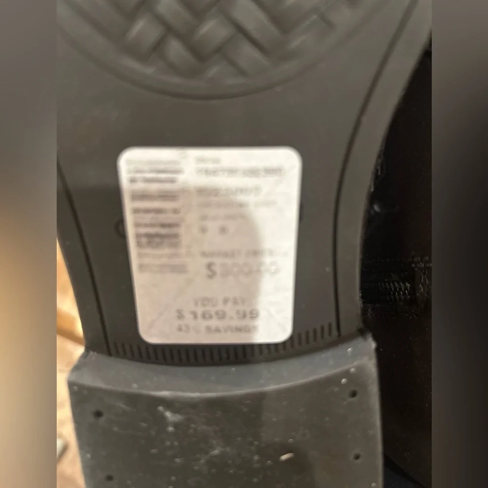 NWT Chesley Leather & Textile Knee-High Boots - Picture 7 of 8